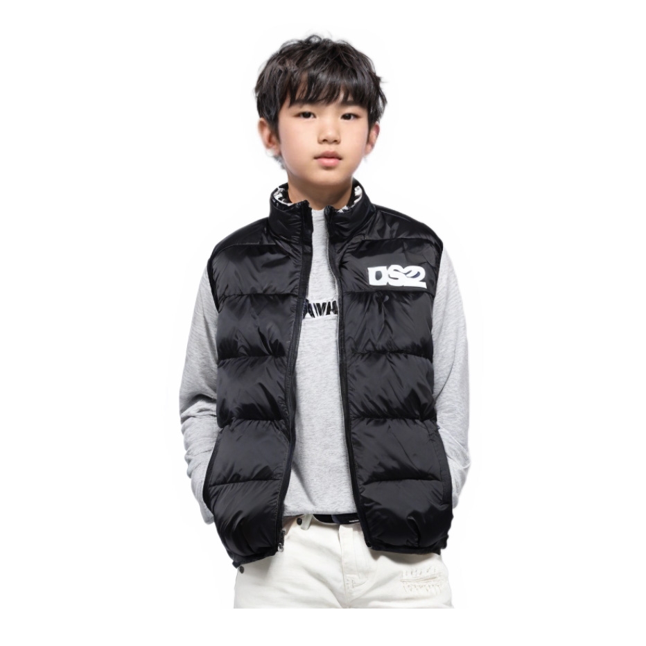 Gilet Bambini Scollo A V Reversibile - Cotone 100%, Senza Maniche, Per Primavera E Autunno, 0-4 Anni - Foto 8