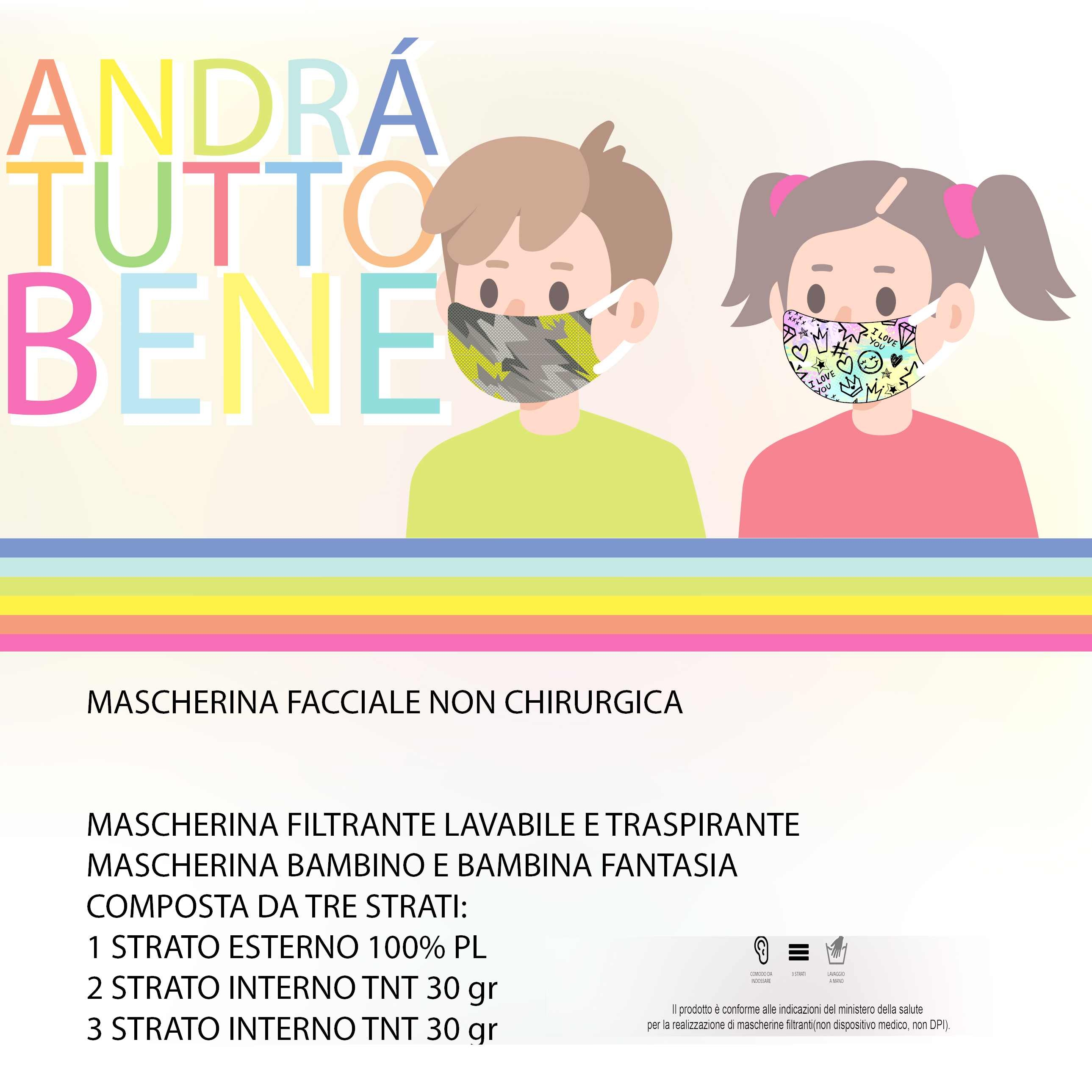 MASCHERINA UNISEX YCLU