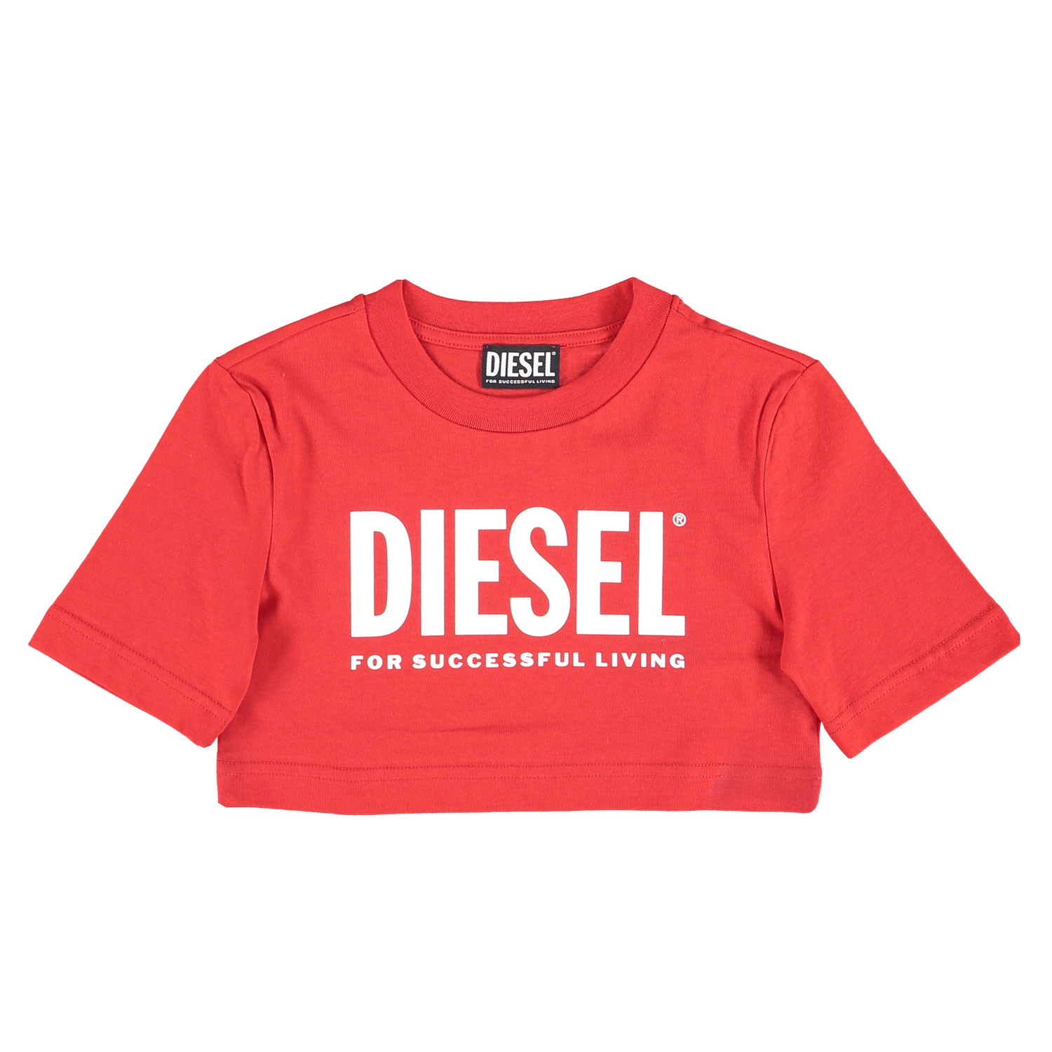 DIESEL Tシャツ T-Ele-Long-N1 Rosa/Bianco T-shirt con logo a cuore | Bianco | Bambina 4-16 ANNI | Diesel