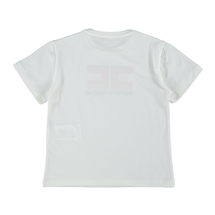 【★完売必至★】ELISABETTA FRANCHI ☆ プリント Tシャツ t-shirt woman white - ELISABETTA FRANCHI - Urso Moda