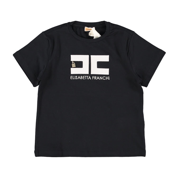 【★完売必至★】ELISABETTA FRANCHI ☆ プリント Tシャツ T-SHIRT RAGAZZA ELISABETTA FRANCHI