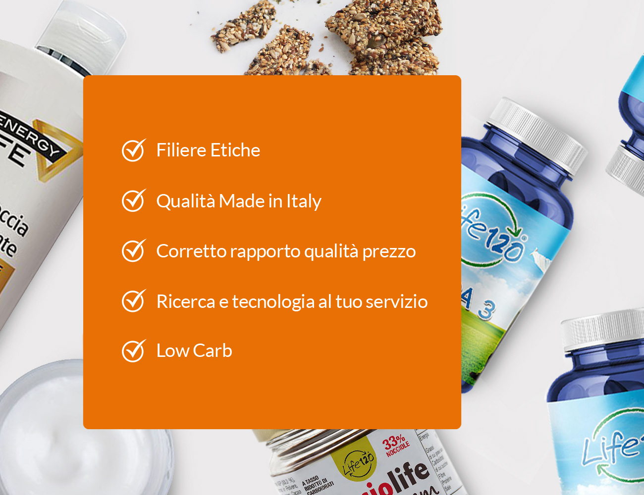 Lo stile di vita Life 120 si basa su tre aspetti fondamentali.