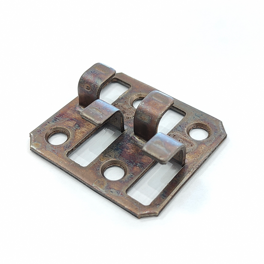 Clip in acciaio inox brunita