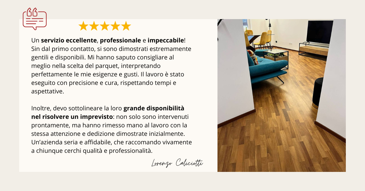 Vendita Parquet a Roma e nel Lazio dal 1964Parquet Prefinito e Massello di Alta Qualità