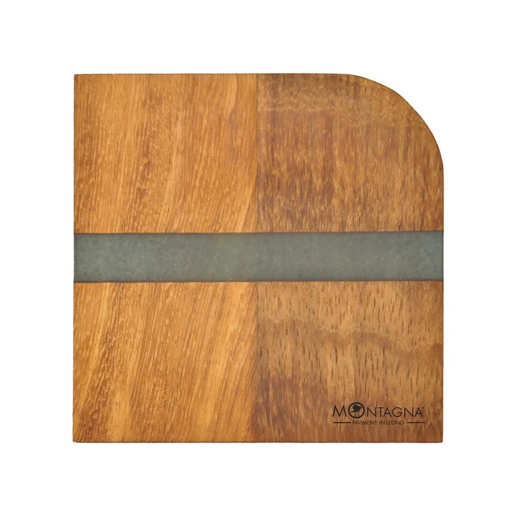 Sottobicchieri in Iroko e Resina | 6 PZ