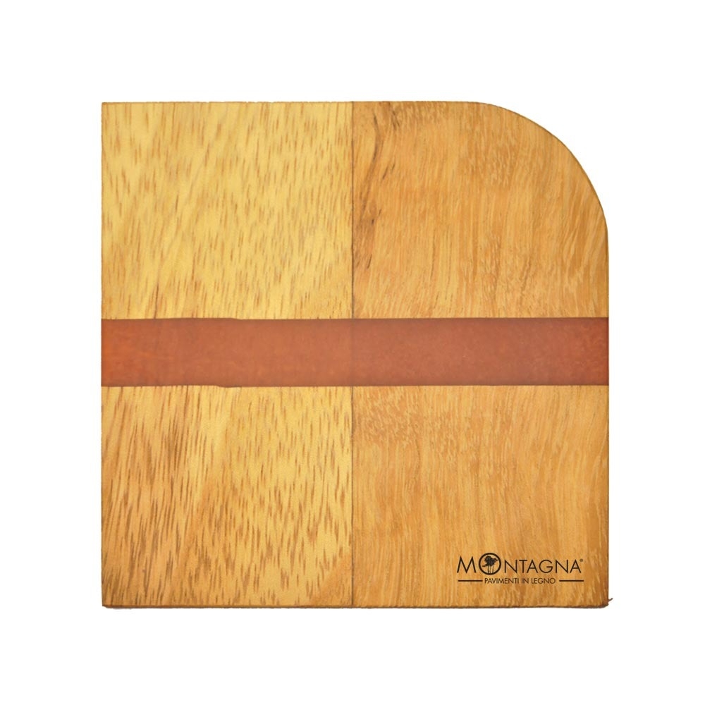 Sottobicchieri in Iroko e Resina | 6 PZ