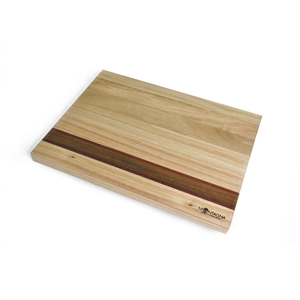 Tagliere in legno massello pregiato da recupero