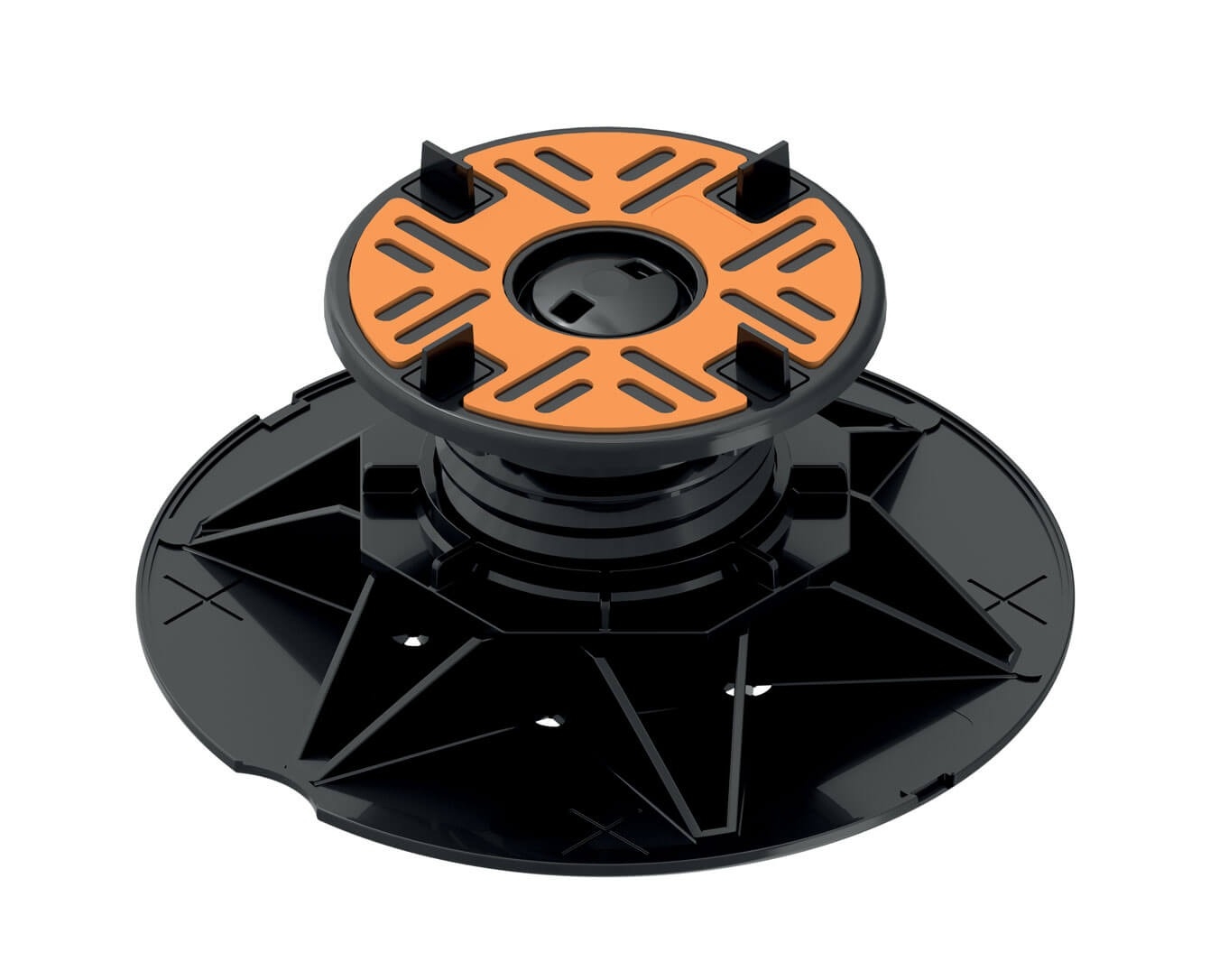 Martinetto con testa autolivellante per rialzo