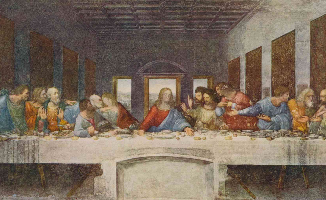 Leonardo&#39;s last supper