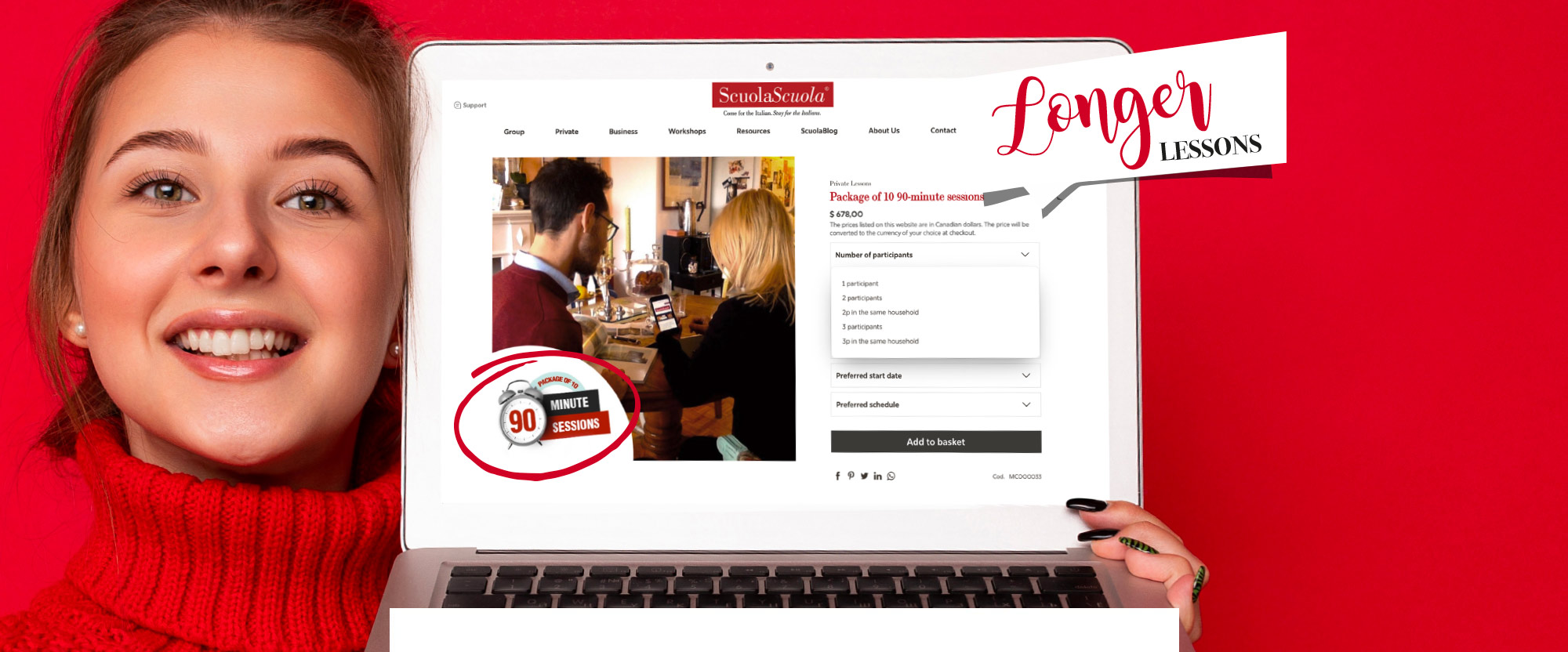 What if you and your friend are interested in longer sessions?