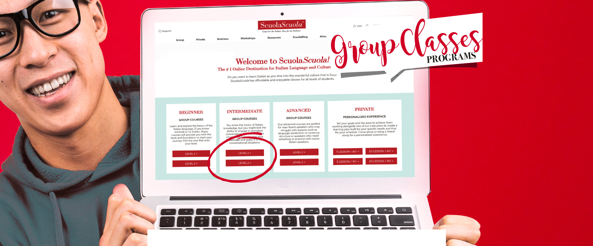 How do the Italian Language and Culture classes work?